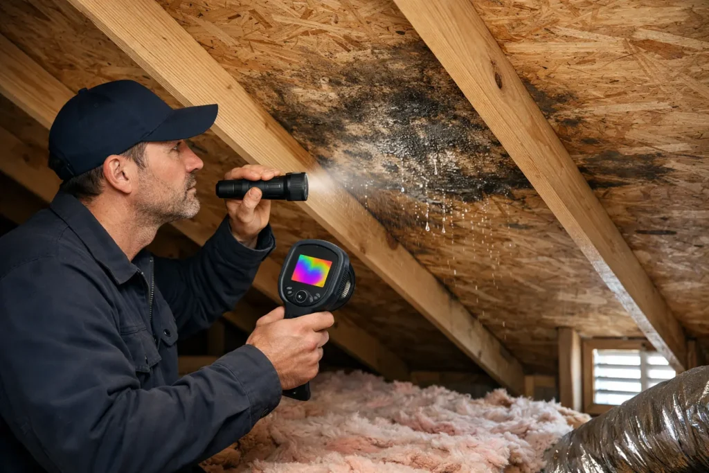 Attic Moisture Problem Diagnosis Made Clear
