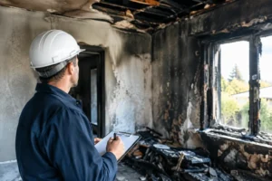 Fire Damage Example: What Inspectors Look For